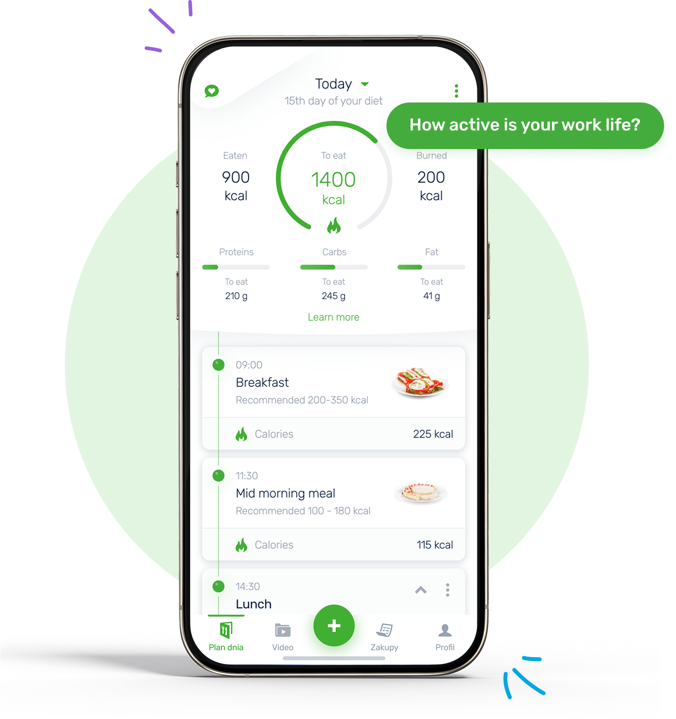 <h2><span style="color: #44ac3d;">03.<br />
</span>Start your personalized meal plan</h2>
